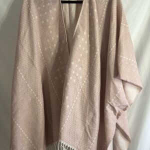 Gentle Fawn Blush/White W/White Fringe Sz OS  NWT